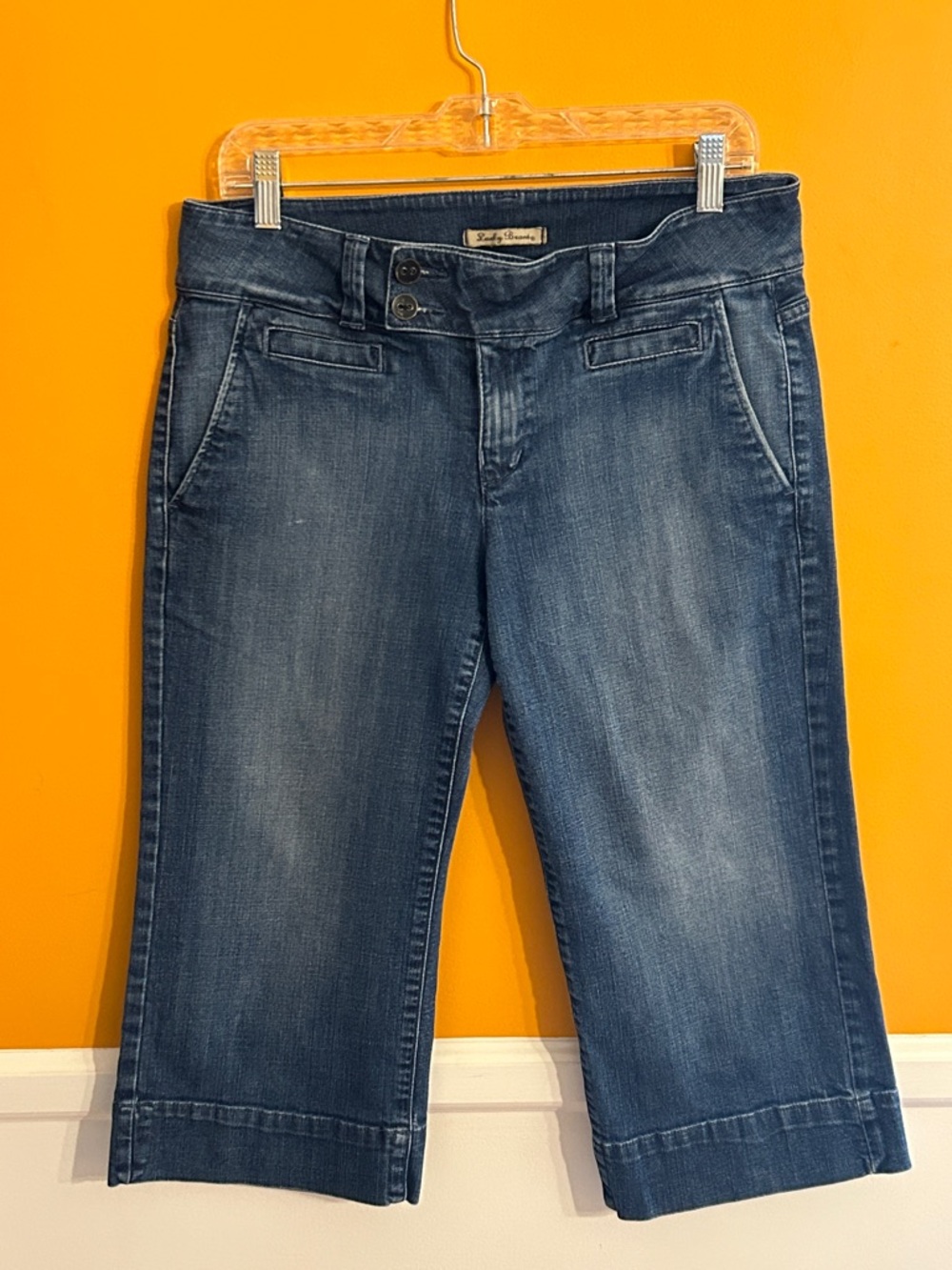 Lucky Brand Ladies Dark Blue Cropped Jeans